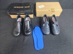 lot 239 image: Set of 2 SAS Tripad Comfort Slip-On Shoes with Insoles and Boxes - Size 9W