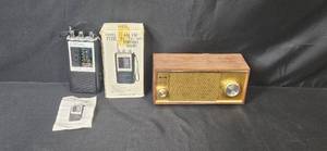 lot 258 image: Westminster Model 1120 Portable AMFM TV Sound Radio with Box and Vintage Grandmar Radio
