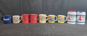 lot 272 image: Collection of Souvenir Mugs and Steins Featuring US Landmarks