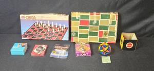 lot 282 image: Vintage Board Games and Puzzles Collection Including Alexanders Star, UNO, and Chess