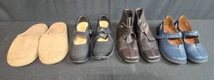 lot 337 image: Set of 4 Womens Shoes Assorted Styles Hotter and KlasFit Size 7 UK, 9.5W