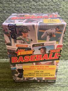 lot 2 image: 2023 Topps Heritage Baseball Blaster Box
