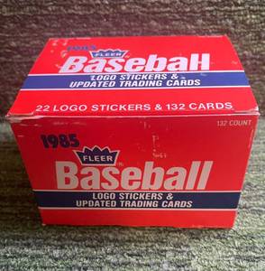 lot 6 image: 1985 Fleer Update Factory Baseball Set