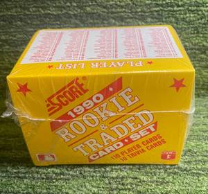 lot 10 image: 1990 Score Rookie & Traded Card Set Factory Sealed