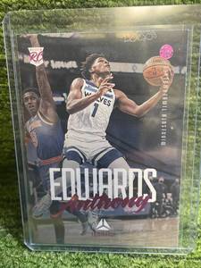 lot 15 image: 2020-2021 Luminance Pink Variation Anthony Edwards Rookie