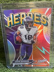 lot 18 image: 2023 Prestige Heroes Justin Jefferson
