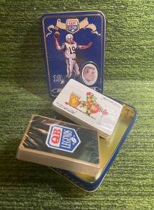 lot 42 image: QB Legends Johnny Unitas Playing Cards Sealed New in Box