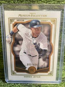 lot 53 image: 2013 Topps Museum Collection Derek Jeter Serial # 424