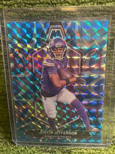 lot 33 image: 2024 Mosaic Blue Reactive Justin Jefferson