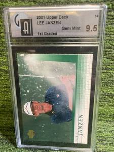 lot 59 image: 2001 Upper Deck Lee Janzen Graded 9.5