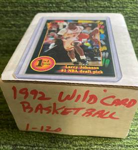 lot 67 image: 1992 Wild Card Basketball Set #1-120