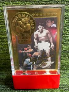 lot 70 image: 1996 Bleachers 23k Gold Muhammad Ali