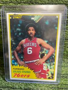 lot 73 image: 1981-82 Topps Julius Erving