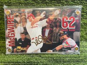 lot 86 image: 1998 Authentic Images Mark McGwire 62 Home Runs