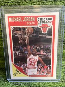 lot 109 image: 1989-90 Fleer Michael Jordan
