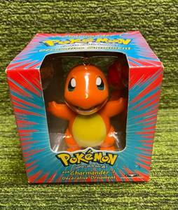 lot 142 image: Vintage 1999 Pokmon decorative ornament Charmander New in Box