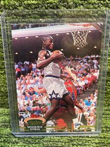 lot 148 image: 1992 Stadium Club Shaquille ONeal Rookie Card