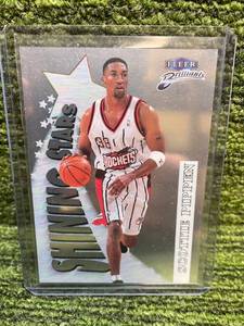 lot 149 image: 1999 Fleer Brilliants Shooting Stars Scottie Pippen Insert Card