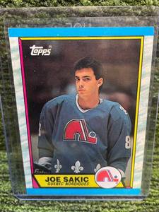 lot 155 image: 1989 Topps Rookie Joe Sakic