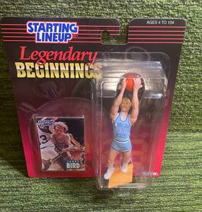 lot 164 image: 1998 Starting Lineup Larry Bird Legendary Beginnings Indiana State