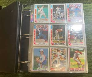 lot 170 image: 1982 Topps Baseball Set in Binder #1-792