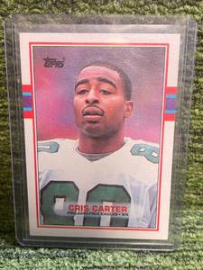 lot 176 image: 1989 Topps Chris Carter Rookie Card
