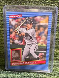 lot 178 image: 2020 Donruss Jersey Relic Jung-Ho Kang