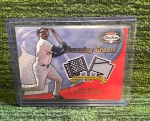 lot 180 image: 2002 Fleer Box Seats Game Worn Jersey Torii Hunter