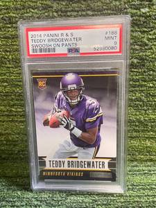 lot 183 image: 2014 Panini R & S Teddy Bridgewater PSA Graded Mint 9