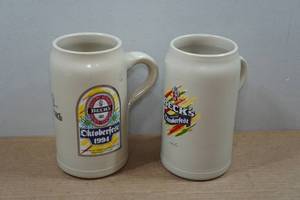 lot 215 image: Vintage Becks Oktoberfest Steins