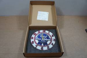 lot 230 image: Pabst Beer Retro Style Wall Clock