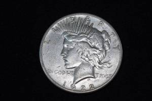 1922-S US Peace Silver Dollar Coin