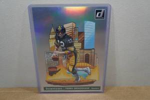 lot 21 image: 2024 Donruss Terry Bradshaw Downtown Box Topper Football Card