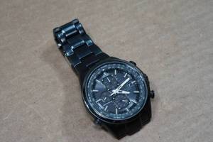 lot 46 image: Black Citizen Eco-Drive World Chronograph Watch