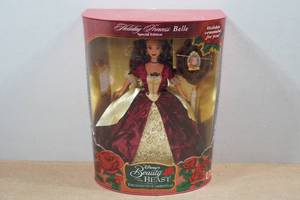 lot 128 image: Special Edition Holiday Princess Beauty & the Beast Belle Doll
