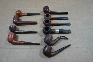 lot 144 image: 10 Vintage Tobacco Pipes