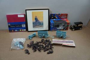lot 159 image: Transportation Collectibles - Borax Team, Harley Art Set, OCC Die Cast