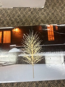 lot 9 image: Christmas Twinkle Tree With Lights - MSRP $150