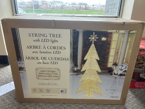lot 33 image: 7 String Tree With LED Lights - MSRP $190