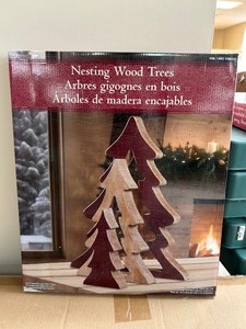 lot 39 image: Nesting Wood Trees - MSRP $15