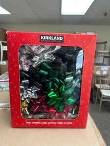 lot 56 image: Kirkland 50 Gift Bows - MSRP $20