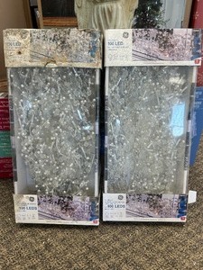 lot 77 image: (2) GE Staybright 9 Glitter Garland - MSRP $60