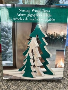 lot 84 image: Nesting Wood Trees - MSRP $15