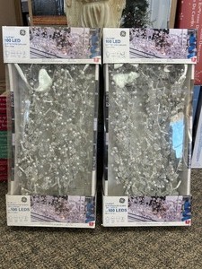 lot 88 image: (2) GE Staybright 9 Glitter Garland - MSRP $60