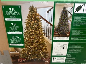 9ft Pre-Light EZ Connect Christmas Tree - MSRP $600