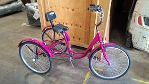 lot 5 image: pink adult trike