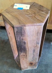 lot 40 image: small hexagon table