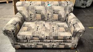 lot 77 image: Loveseat upholstered