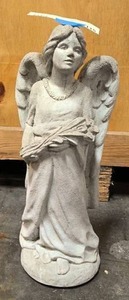lot 115 image: Cement lawn angel 17 tall