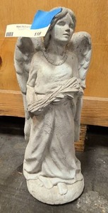 lot 118 image: Cement lawn angel 17 tall